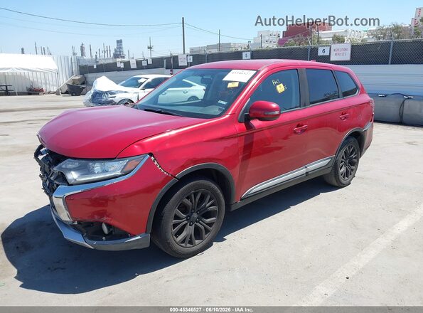 JA4AD3A36JZ040447 2018 MITSUBISHI OUTLANDER Red Vista tres cuartos delantera izquierda