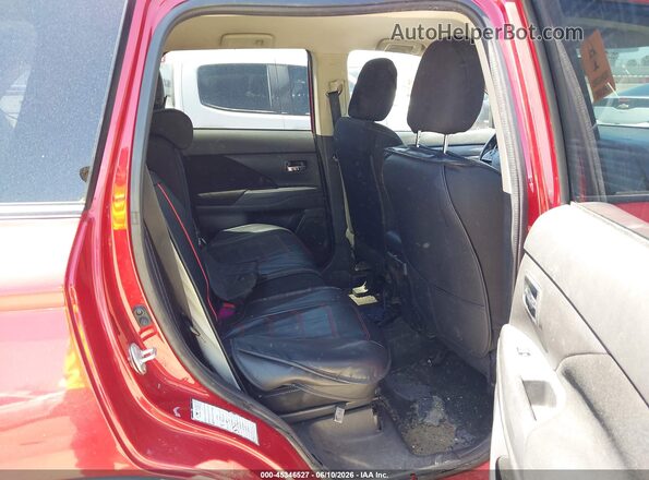 JA4AD3A36JZ040447 2018 MITSUBISHI OUTLANDER Red Vista de la etiqueta del VIN