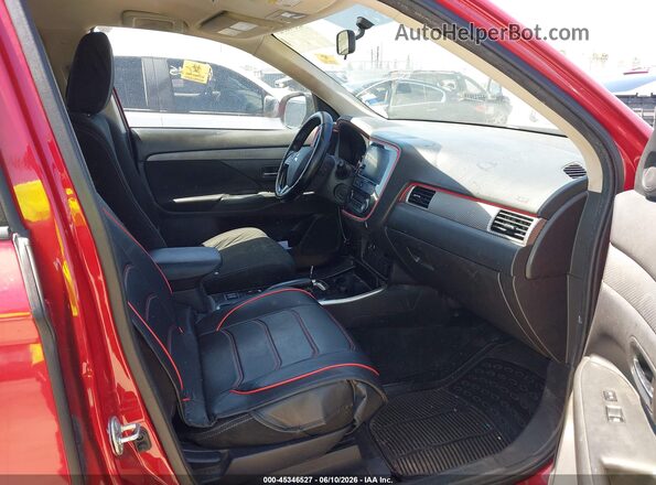 JA4AD3A36JZ040447 2018 MITSUBISHI OUTLANDER Red Vista interior delantera