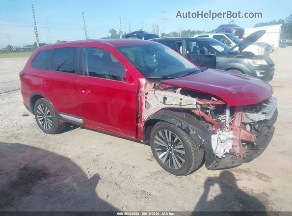 JA4AD3A36LZ012313 2020 MITSUBISHI OUTLANDER Red Widok wnętrza z tyłu