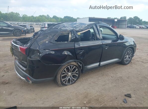JA4AD3A37GZ061705 2016 MITSUBISHI OUTLANDER Black Задня права чверть