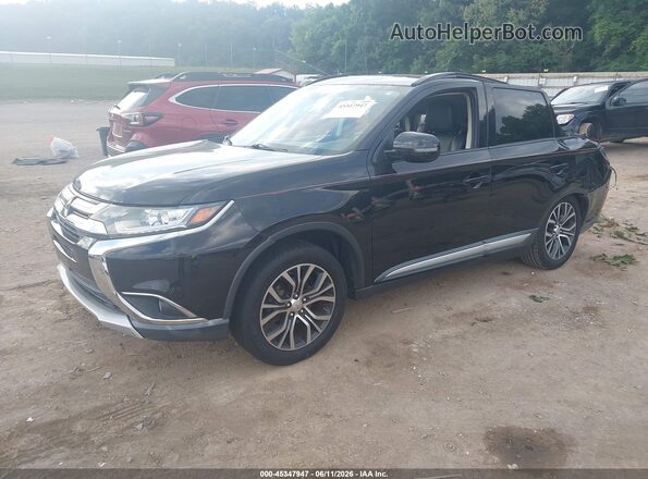 JA4AD3A37GZ061705 2016 MITSUBISHI OUTLANDER Black Передня ліва чверть