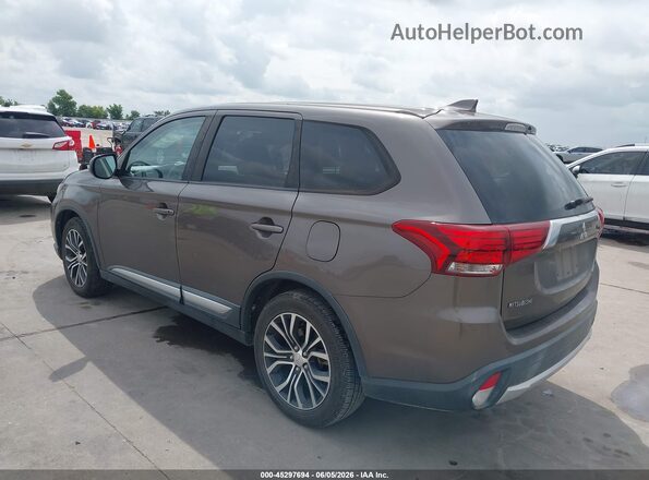 JA4AD3A38JZ064409 2018 MITSUBISHI OUTLANDER Коричневый Задняя левая четверть