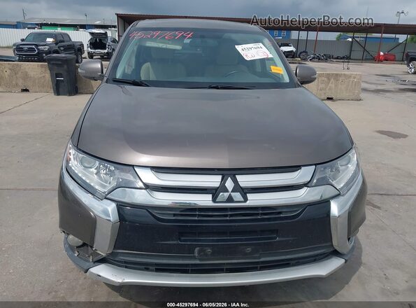 JA4AD3A38JZ064409 2018 MITSUBISHI OUTLANDER Коричневый Вид щитка приборов