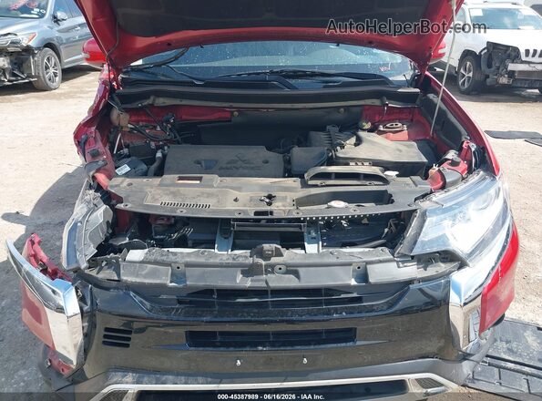 JA4AD3A38LZ041103 2020 MITSUBISHI OUTLANDER Maroon Rear view