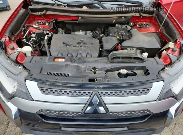 JA4AD3A3XLZ004442 2020 MITSUBISHI OUTLANDER Red უკანა სალონის ხედი