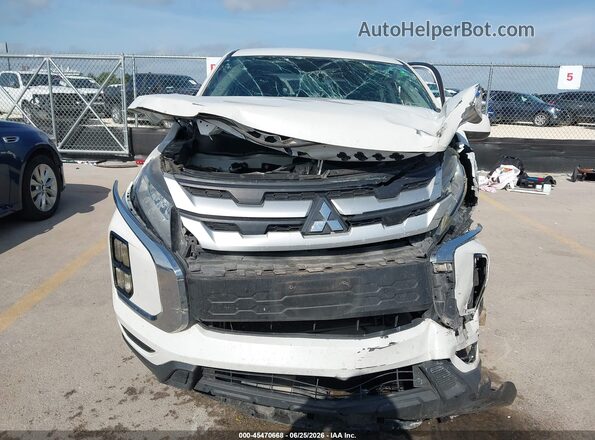 JA4AP3AU0LU022137 2020 MITSUBISHI OUTLANDER SPORT White Widok z przodu