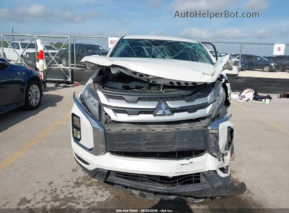 JA4AP3AU0LU022137 2020 MITSUBISHI OUTLANDER SPORT White Widok wnętrza z tyłu