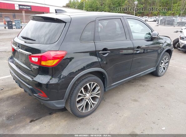 JA4AP3AU1JU012925 2018 MITSUBISHI OUTLANDER SPORT Black Tył prawy