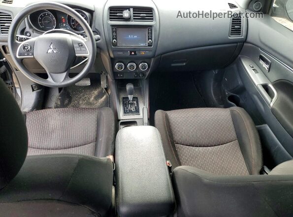 JA4AP3AU1KU034487 2019 MITSUBISHI OUTLANDER Black წინა პანელის ხედი