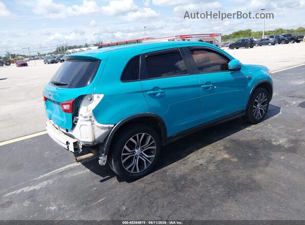 JA4AP3AU2GZ061188 2016 MITSUBISHI OUTLANDER SPORT Зеленый Задняя правая четверть
