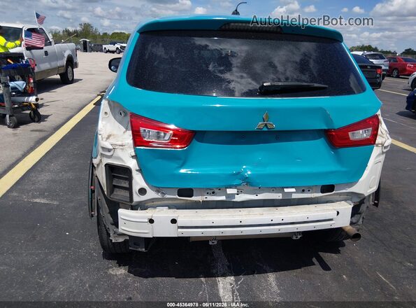 JA4AP3AU2GZ061188 2016 MITSUBISHI OUTLANDER SPORT Зеленый Вид задней части салона