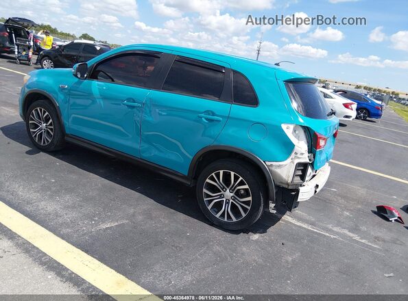JA4AP3AU2GZ061188 2016 MITSUBISHI OUTLANDER SPORT Зеленый Задняя левая четверть
