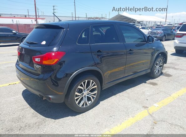 JA4AP3AU2GZ064253 2016 MITSUBISHI OUTLANDER SPORT Черный Задняя правая четверть