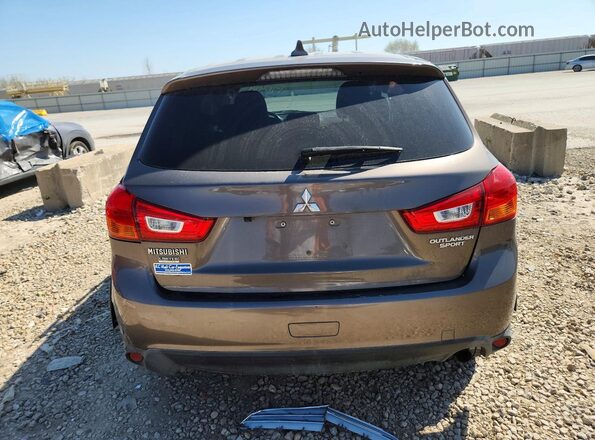 JA4AP3AU2HZ070538 2017 MITSUBISHI OUTLANDER Brown Widok z tyłu