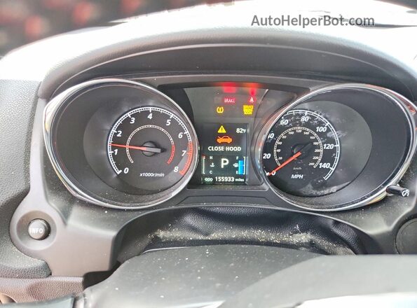 JA4AP3AU2JU011587 2018 MITSUBISHI OUTLANDER Gray Instrument cluster view