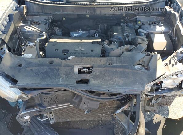 JA4AP3AU2JU024792 2018 MITSUBISHI OUTLANDER Silver Engine compartment view