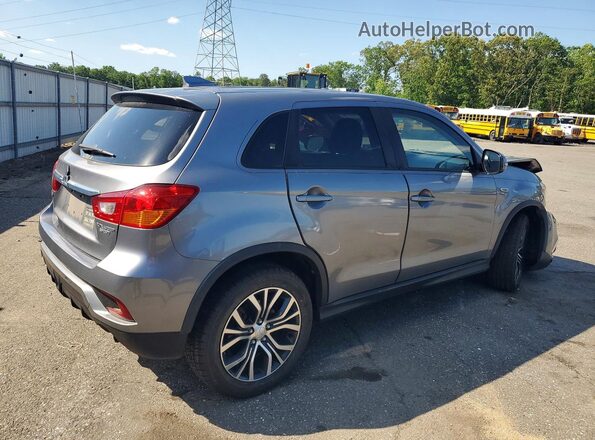 JA4AP3AU2JU024792 2018 MITSUBISHI OUTLANDER Silver Rear right