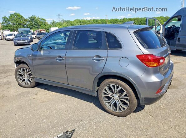 JA4AP3AU2JU024792 2018 MITSUBISHI OUTLANDER Silver Rear left
