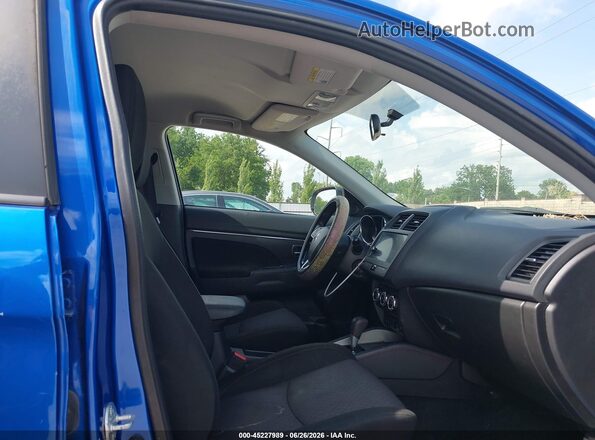 JA4AP3AU2KU014703 2019 MITSUBISHI OUTLANDER SPORT Blue Widok wnętrza z przodu