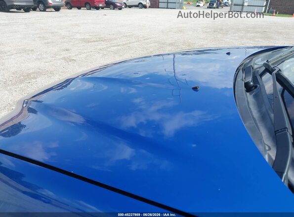 JA4AP3AU2KU014703 2019 MITSUBISHI OUTLANDER SPORT Blue Widok z przodu