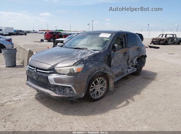 JA4AP3AU3KU005671 2019 MITSUBISHI OUTLANDER SPORT Brown Vista tres cuartos delantera izquierda