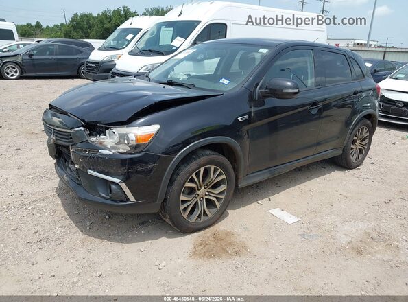 JA4AP3AU4GZ030198 2016 MITSUBISHI OUTLANDER SPORT Черный Передняя левая четверть
