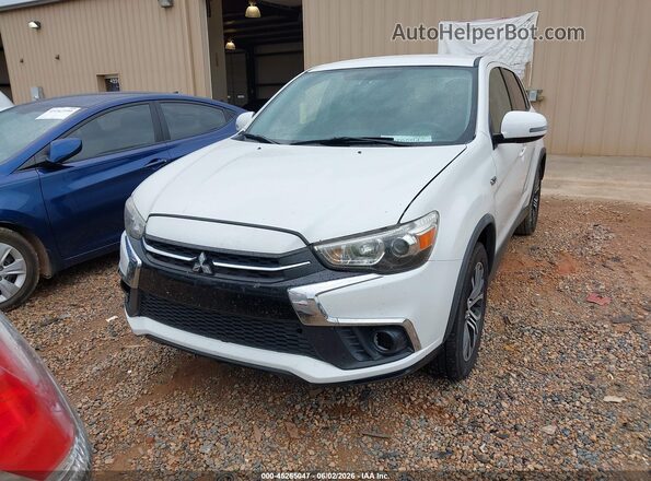 JA4AP3AU4KU011608 2019 MITSUBISHI OUTLANDER SPORT White ხელსაწყოთა პანელის ხედი
