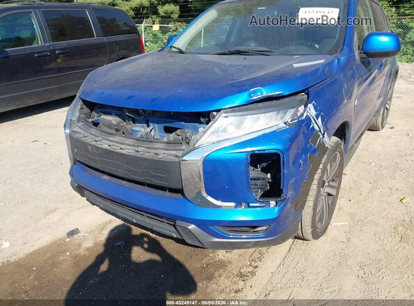 JA4AP3AU4LU002117 2020 MITSUBISHI OUTLANDER SPORT Blue წინა ხედი