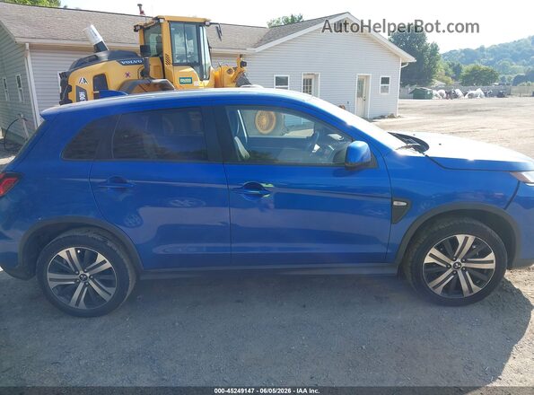 JA4AP3AU4LU002117 2020 MITSUBISHI OUTLANDER SPORT Blue უკანა სალონის ხედი