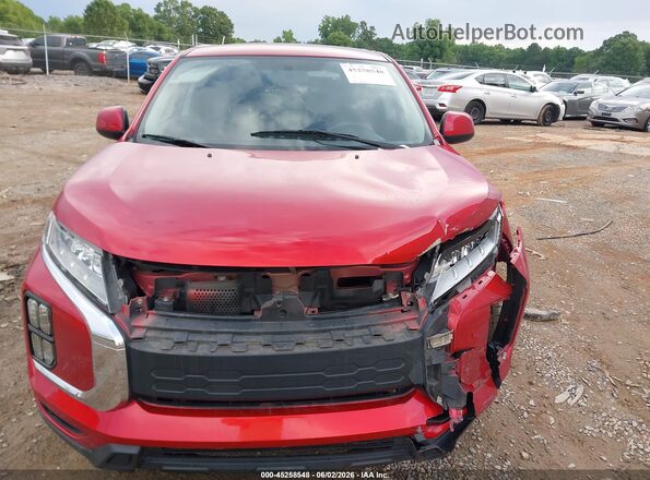 JA4AP3AU4LU029740 2020 MITSUBISHI OUTLANDER SPORT Red Instrument cluster view