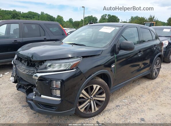 JA4AP3AU4LU031438 2020 MITSUBISHI OUTLANDER SPORT Black Vista tres cuartos delantera izquierda