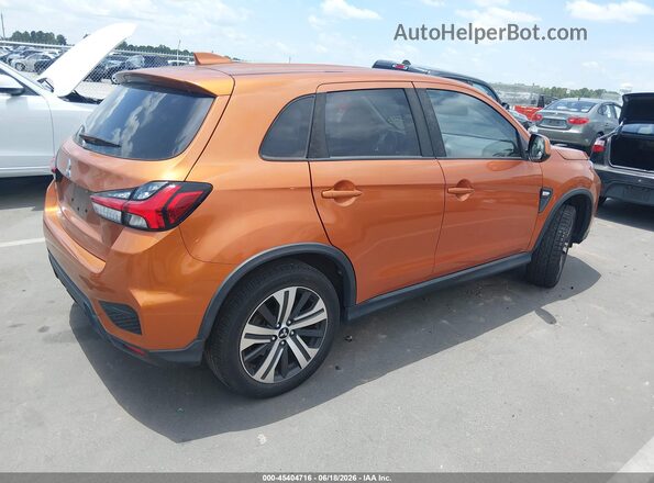 JA4AP3AU6LU008274 2020 MITSUBISHI OUTLANDER SPORT Orange Задня права чверть