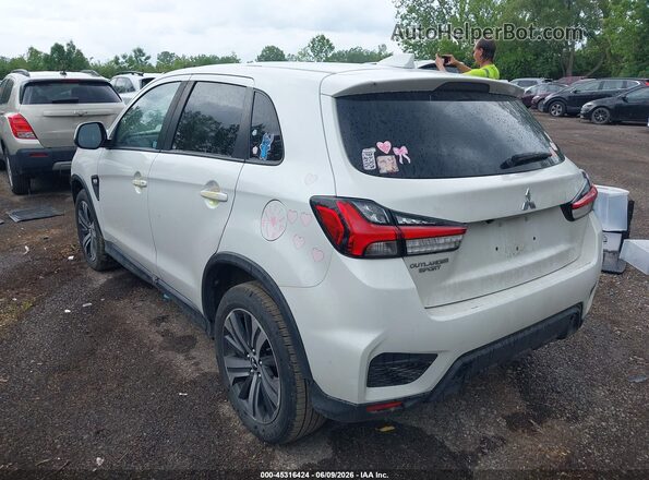 JA4AP3AU6LU014317 2020 MITSUBISHI OUTLANDER SPORT White უკანა მარცხენა