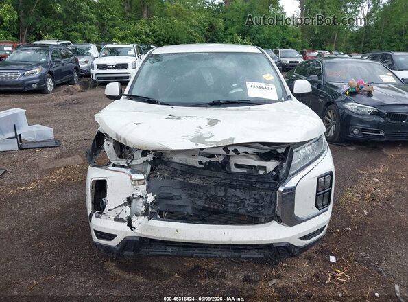 JA4AP3AU6LU014317 2020 MITSUBISHI OUTLANDER SPORT White ხელსაწყოთა პანელის ხედი