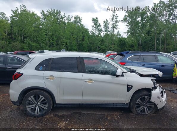 JA4AP3AU6LU014317 2020 MITSUBISHI OUTLANDER SPORT White უკანა სალონის ხედი