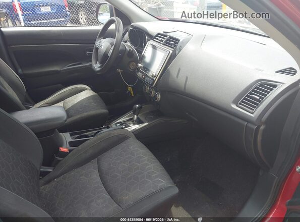 JA4AP3AU6LU021560 2020 MITSUBISHI OUTLANDER SPORT Красный Вид салона спереди