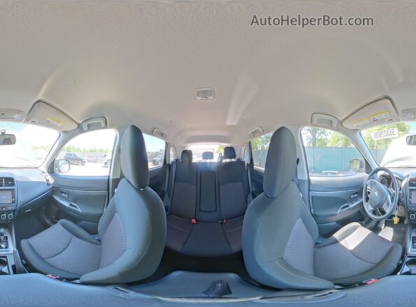JA4AP3AU7KU003907 2019 MITSUBISHI OUTLANDER Gray Вид наклейки з VIN-кодом