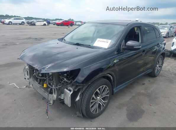 JA4AP3AU8KU007531 2019 MITSUBISHI OUTLANDER SPORT Black Przód lewy