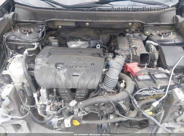 JA4AP3AU8KU007531 2019 MITSUBISHI OUTLANDER SPORT Black Widok z tyłu