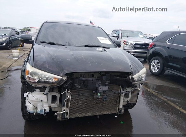 JA4AP3AUXJU014284 2018 MITSUBISHI OUTLANDER SPORT Черный Вид задней части салона