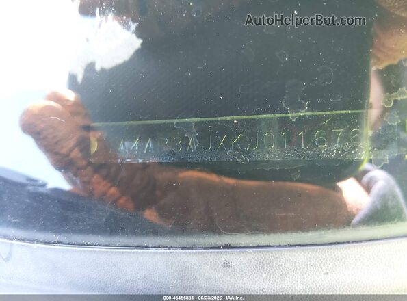 JA4AP3AUXKU011676 2019 MITSUBISHI OUTLANDER SPORT Серебряный Вид подкапотного пространства