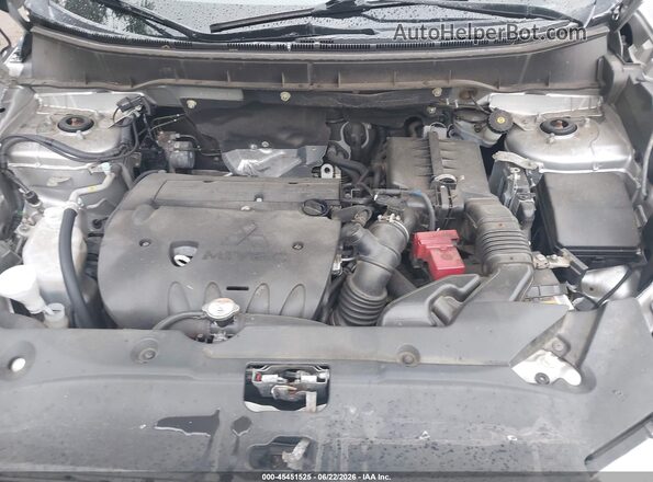 JA4AP3AUXKU029613 2019 MITSUBISHI OUTLANDER SPORT Silver Widok z tyłu