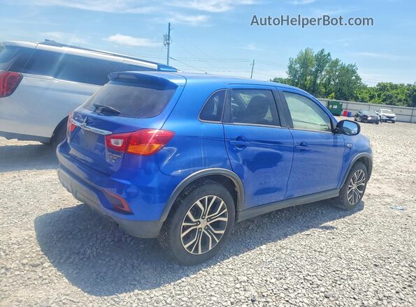 JA4AP3AW0JU000282 2018 MITSUBISHI OUTLANDER Blue Задня права чверть