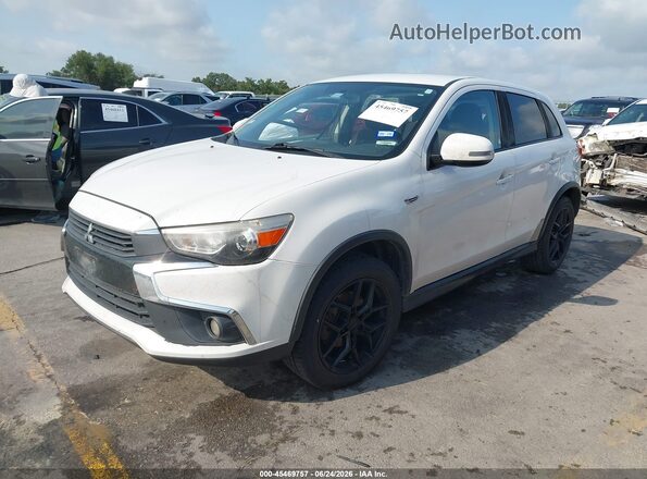 JA4AP3AW4HZ056934 2017 MITSUBISHI OUTLANDER SPORT Белый Передняя левая четверть