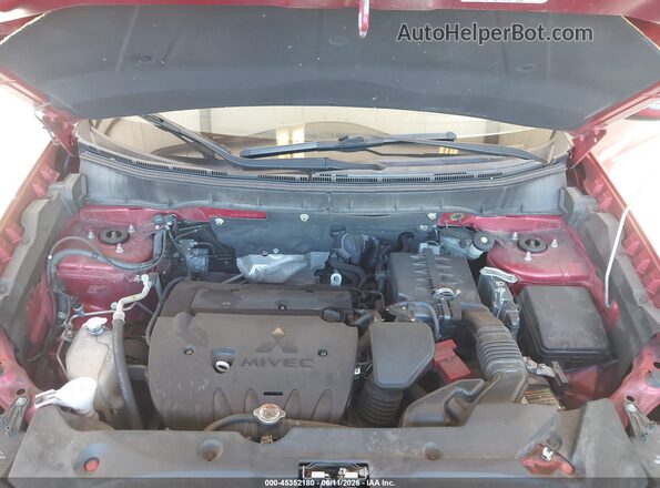 JA4AP3AW4JZ036429 2018 MITSUBISHI OUTLANDER SPORT Red Widok z tyłu