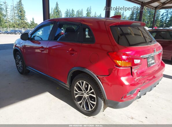 JA4AP3AW4JZ036429 2018 MITSUBISHI OUTLANDER SPORT Red Tył lewy
