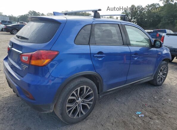 JA4AP3AW5JZ028517 2018 MITSUBISHI OUTLANDER Синий Задняя правая четверть