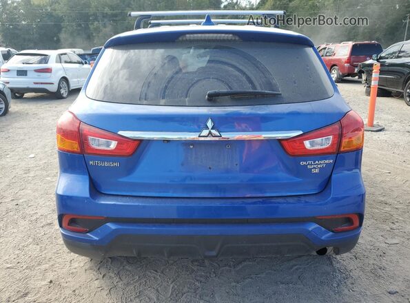 JA4AP3AW5JZ028517 2018 MITSUBISHI OUTLANDER Синий Вид сзади