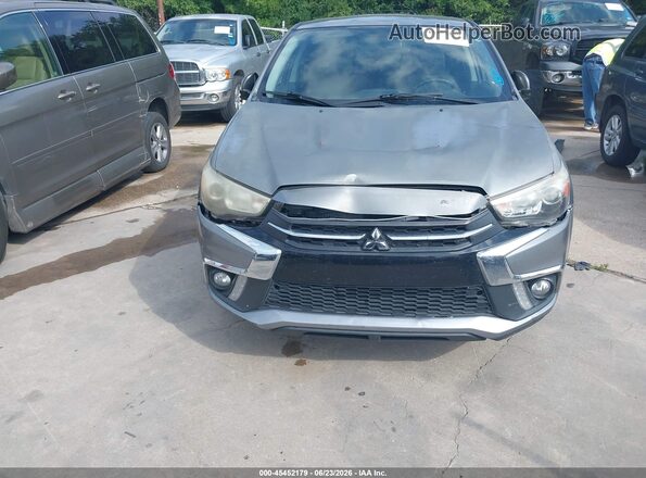 JA4AP3AW6JU000500 2018 MITSUBISHI OUTLANDER SPORT Gray Դիմացի տեսք
